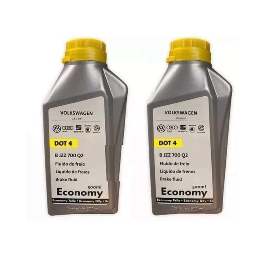 Kit 2 Fluido Freio Dot 4 Vw Fox Voyage Gol G3 G4 G5 G6 G7