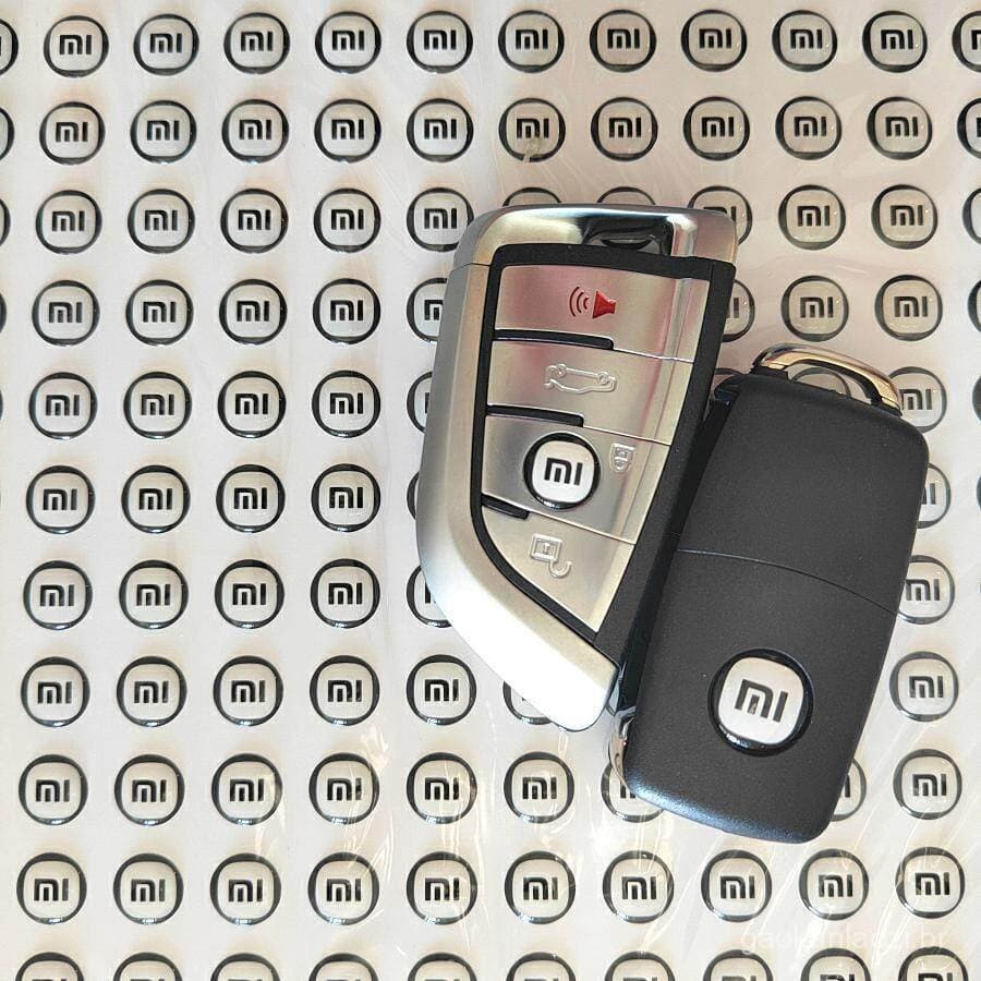 Adequado para chaves dobráveis modificadas com etiquetas de cristal de 14mm, logotipo do carro SU7 de 11mm, logotipo do