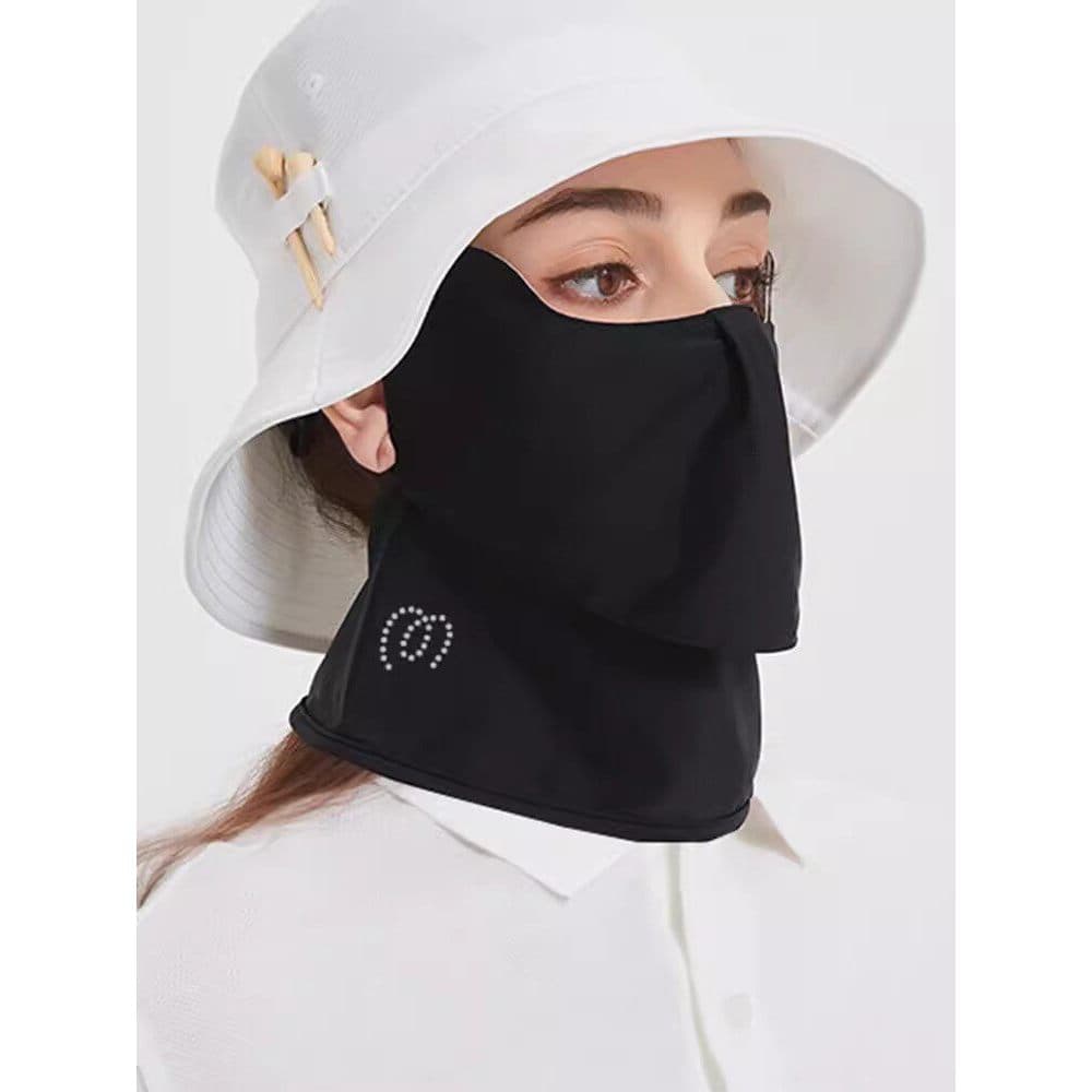 Máscara protetora solar de golfe feminina respirável proteção facial pescoço proteção pára-sol máscara facial proteção u