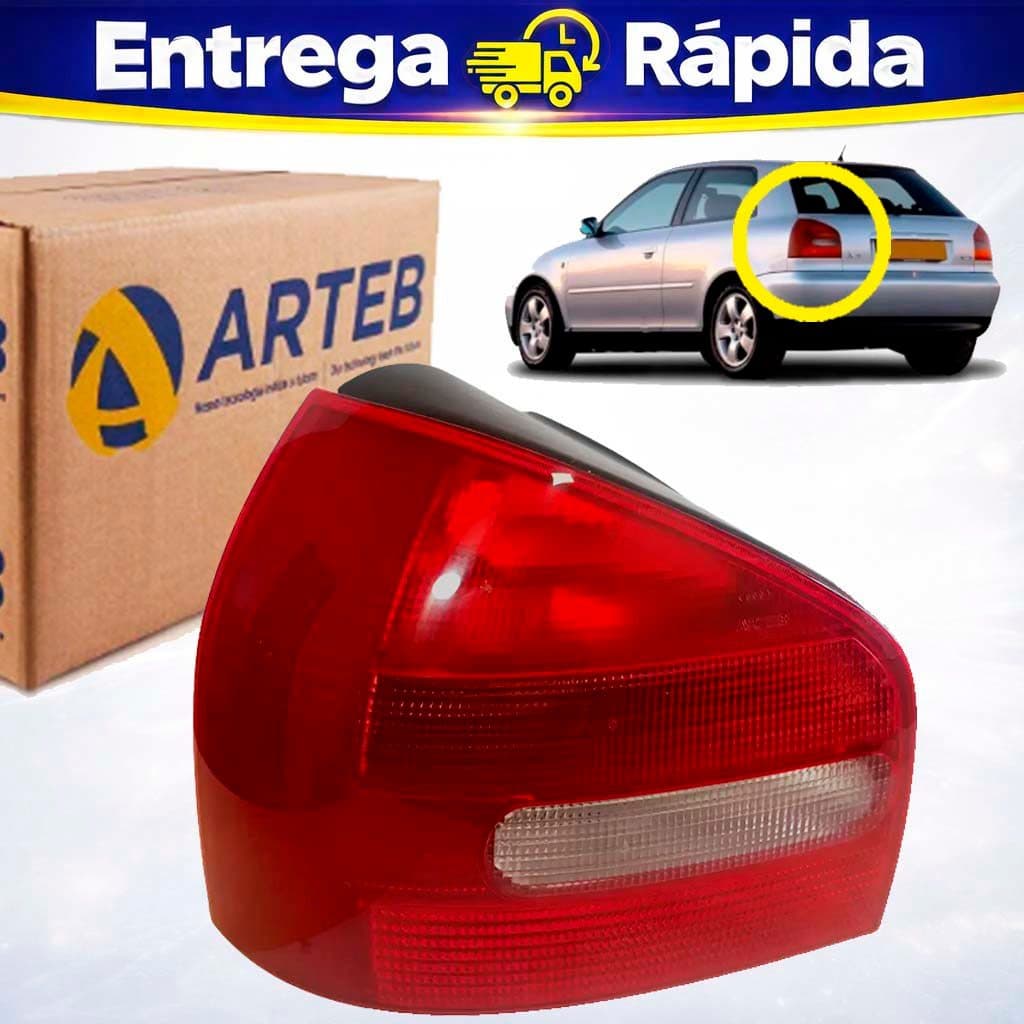 Lanterna Traseira Audi A3 1997 a 2000 Lado Esquerdo Arteb 460251