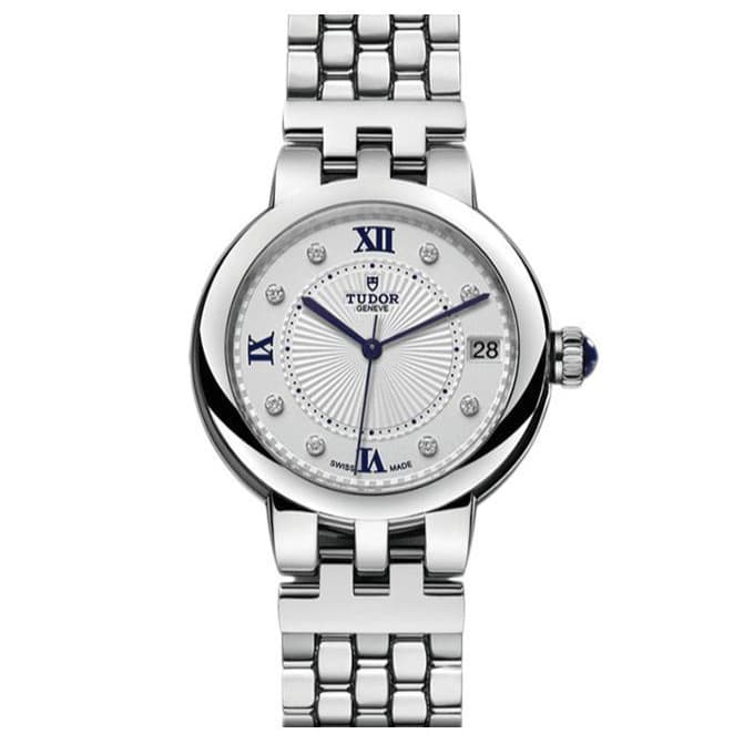 Tudor Brand New Tudor Rose 34mm Relógio Mecânico Automático Senhoras Relógio M358000004
