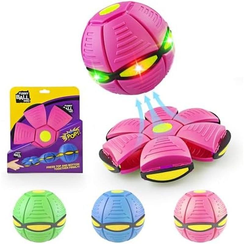 Magic Bouncing Ball 6 Light Dual Form – Pop up , Meta Metaball Transforming Design Disco Voador Bouncy Bolas Saltitantes