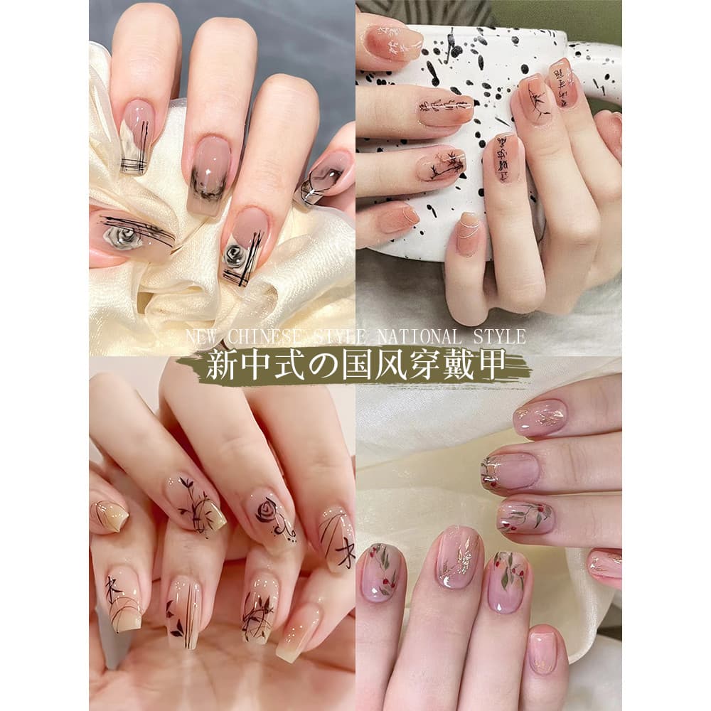 Remendo de unhas Manicure vestindo unhas puro estilo artesanal 2026 novo estilo antigo novo chinês estilo chinês