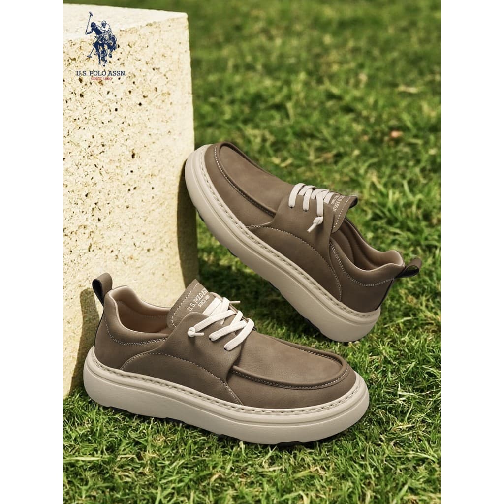 USPOLO.ASSN.Sneakers masculino 2026 novo estilo verão respirável estilo Super quente sapatos casuais de ervilhas de um P