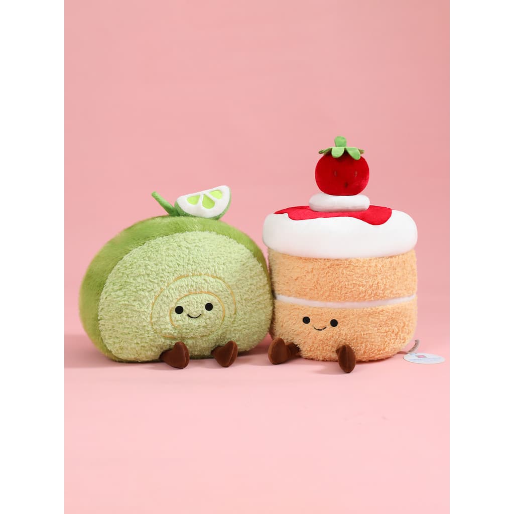 Bolo de aniversário boneca brinquedo de pelúcia boneca engraçado bolo Muppet dormir travesseiro presente de aniversário