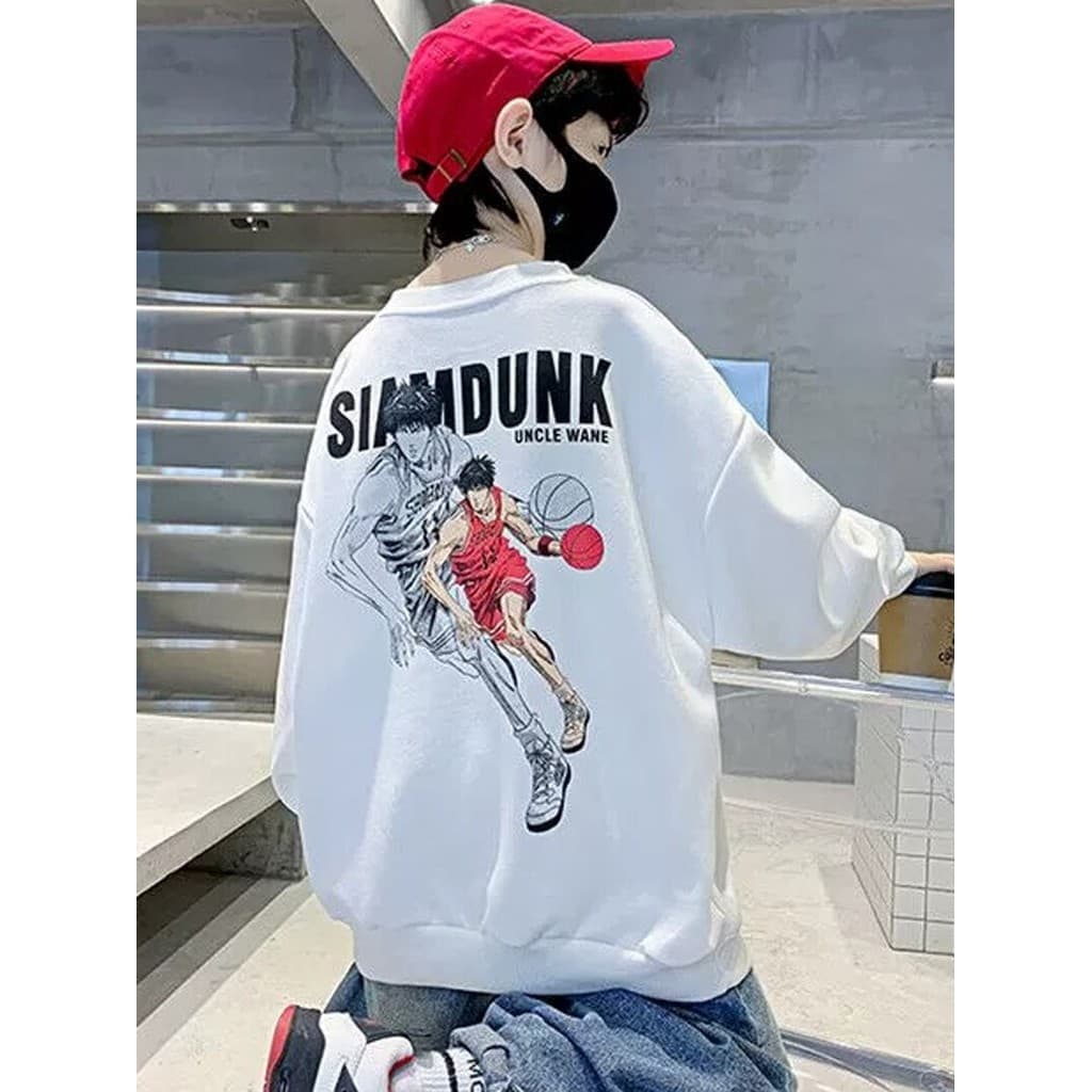 Crianças roupas infantis meninos moletom solto outono inverno estilo 2023 novo estilo médio grande crianças de manga com