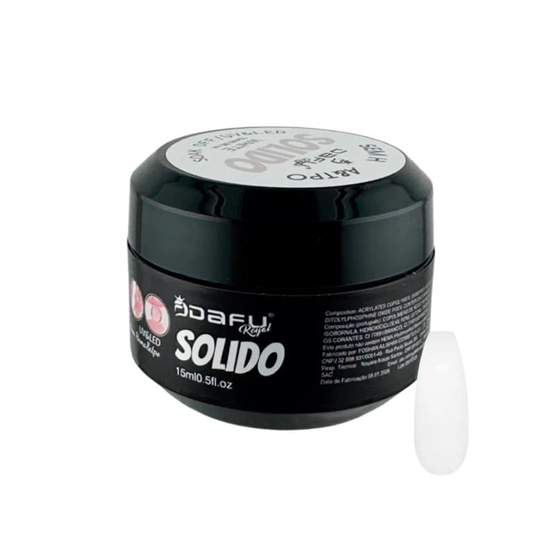 Gel Construtor Sólido Clear Royal Dafu 15ml
