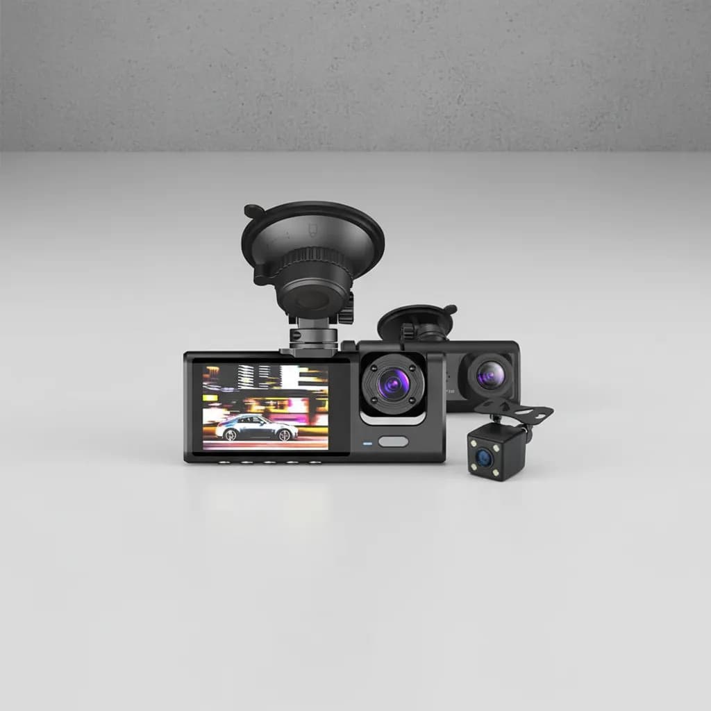 Câmera Veicular Dash Cam Full HD 1080P Kapbom KA-2490 Tela 2” Gravação Automática