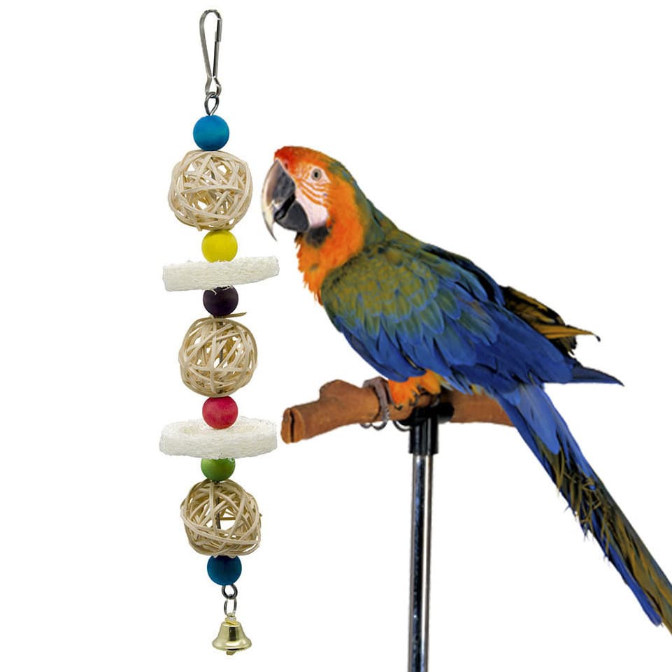 Brinquedo civil para pássaros de estimação, pequeno, médio, papagaio, corda de mastigar, suprimentos para animais de est