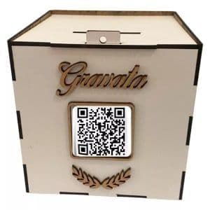 Caixa Cofre Gravata Do Noivo Operação Lua De Mel Com Qr Code