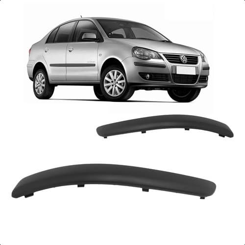 Moldura Parachoque Dianteiro Polo 2007 A 2011 Texturizado