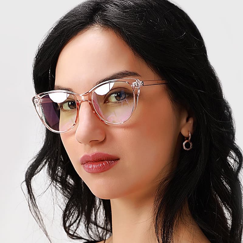 Óculos femininos coreanos estilo olho de gato, com estampa de leopardo da moda XVNS