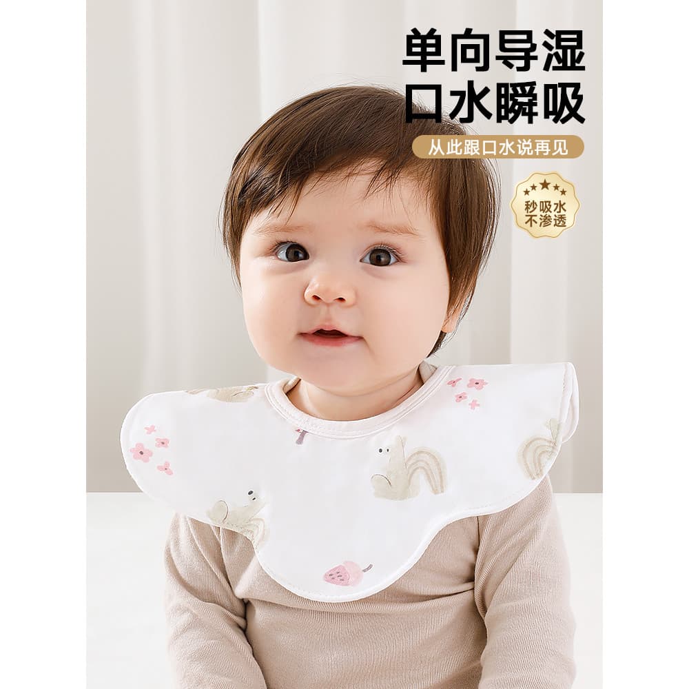 Bebê Saliva toalha classe a puro algodão impermeável gaze babador outono inverno babador bebê recém-nascido Anti-cuspir