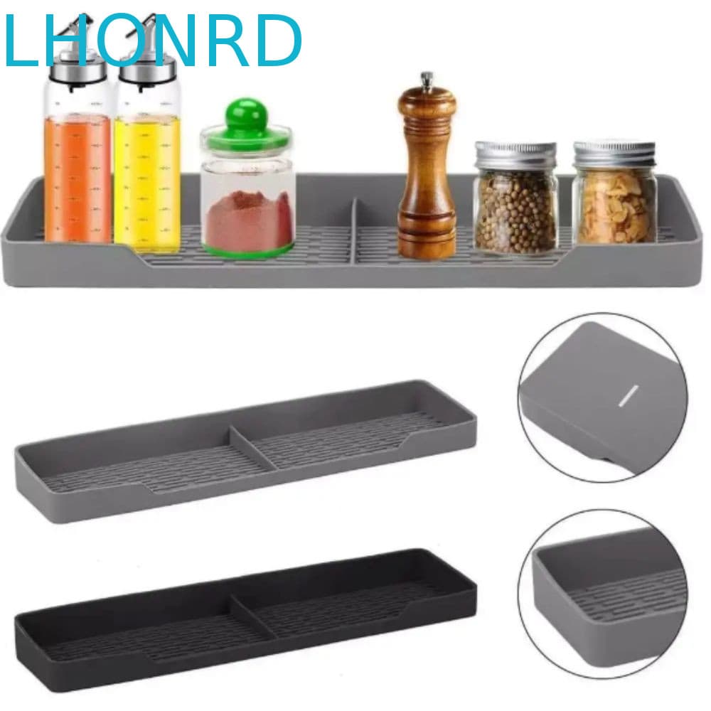 Tapetes De Fogão De Silicone LHONRD , Prateleira Antiderrapante Resistente Ao Calor , Rack De Temperos De Qualidade Alim