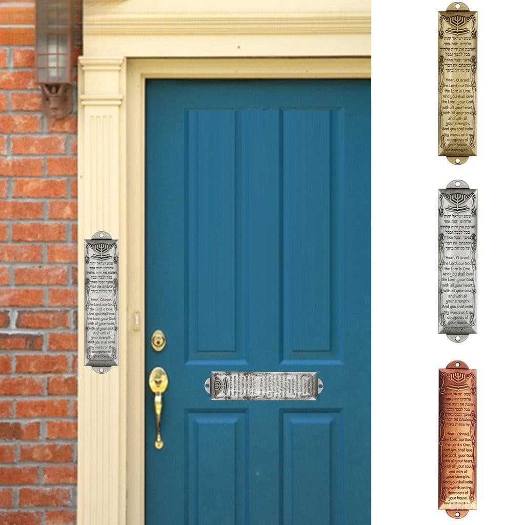 Door Mezuzah À Prova De Ferrugem Janela Da Porta Placa Mezuza Judaica Resistente Corrosão