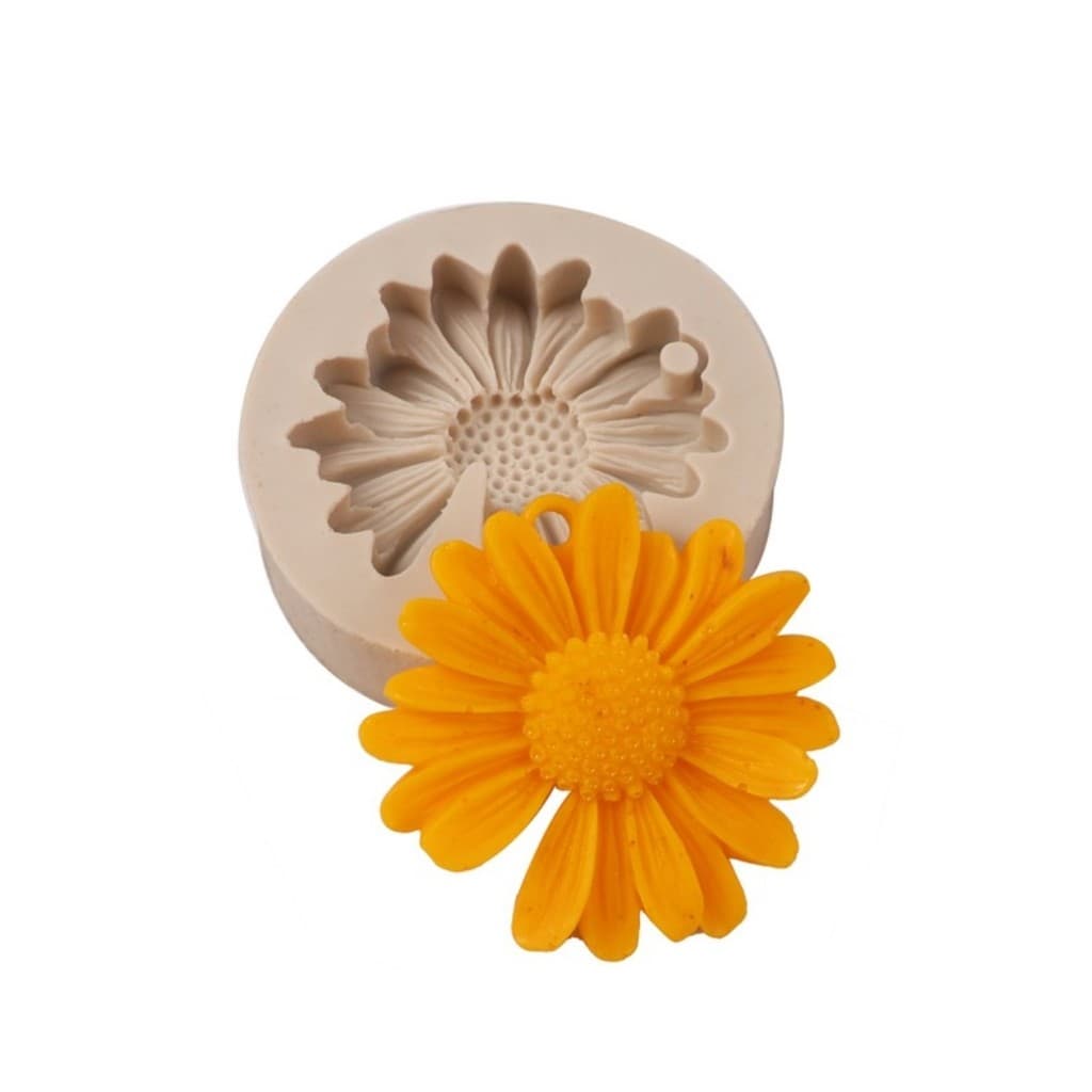 Camomila aromaterapia gesso molde de Silicone Zou Ju flor DIY difusor pedra ferramenta de cozimento do carro ferramenta