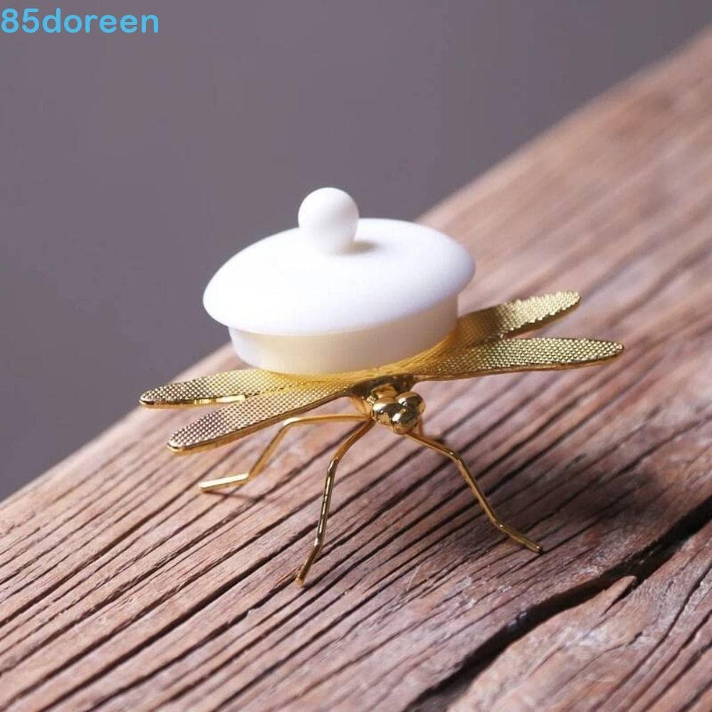DOREEN1 Ornamento De Libélula , De Simulação De Seis Pés De Metal , Pequena Mesa De Chá 3D Para Animais De Estimação