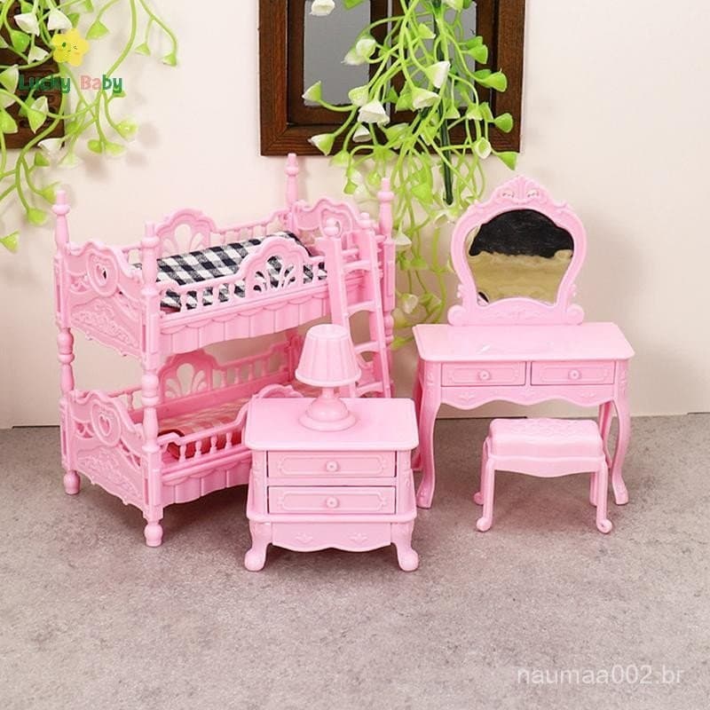 [Luckybaby-t] Simulação De Móveis , Cena De Quarto , Modelo Em Miniatura , Ornamento , Para Casa , Acessórios De Boneca