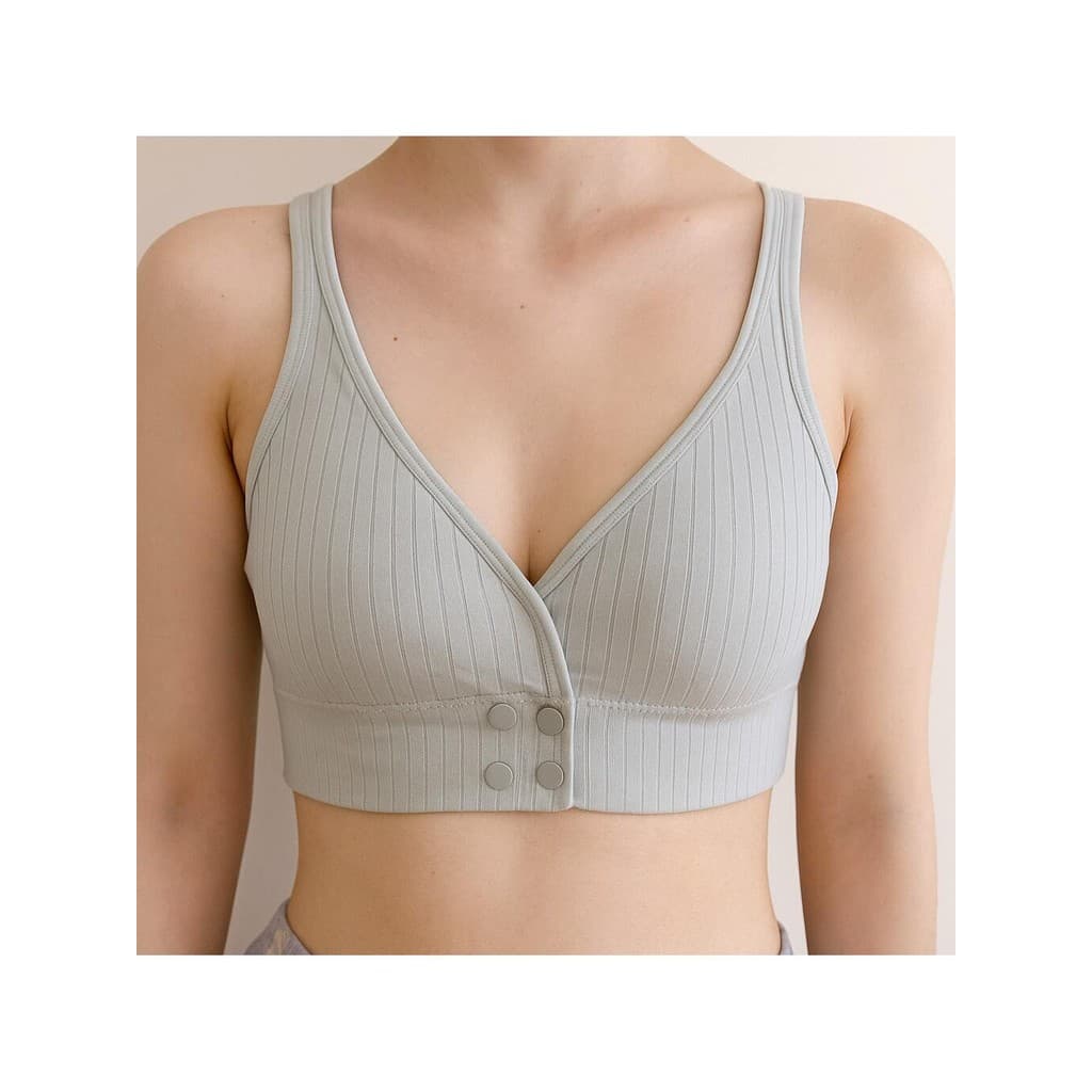 Sutiã Feminino Sem Aro com Fecho Frontal | Alças Ajustáveis | Conforto Diário