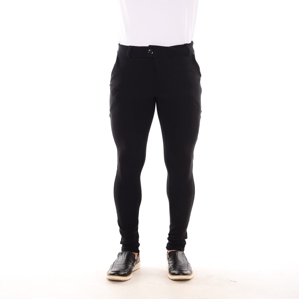 Calça  Masculina  Preta Bengaline