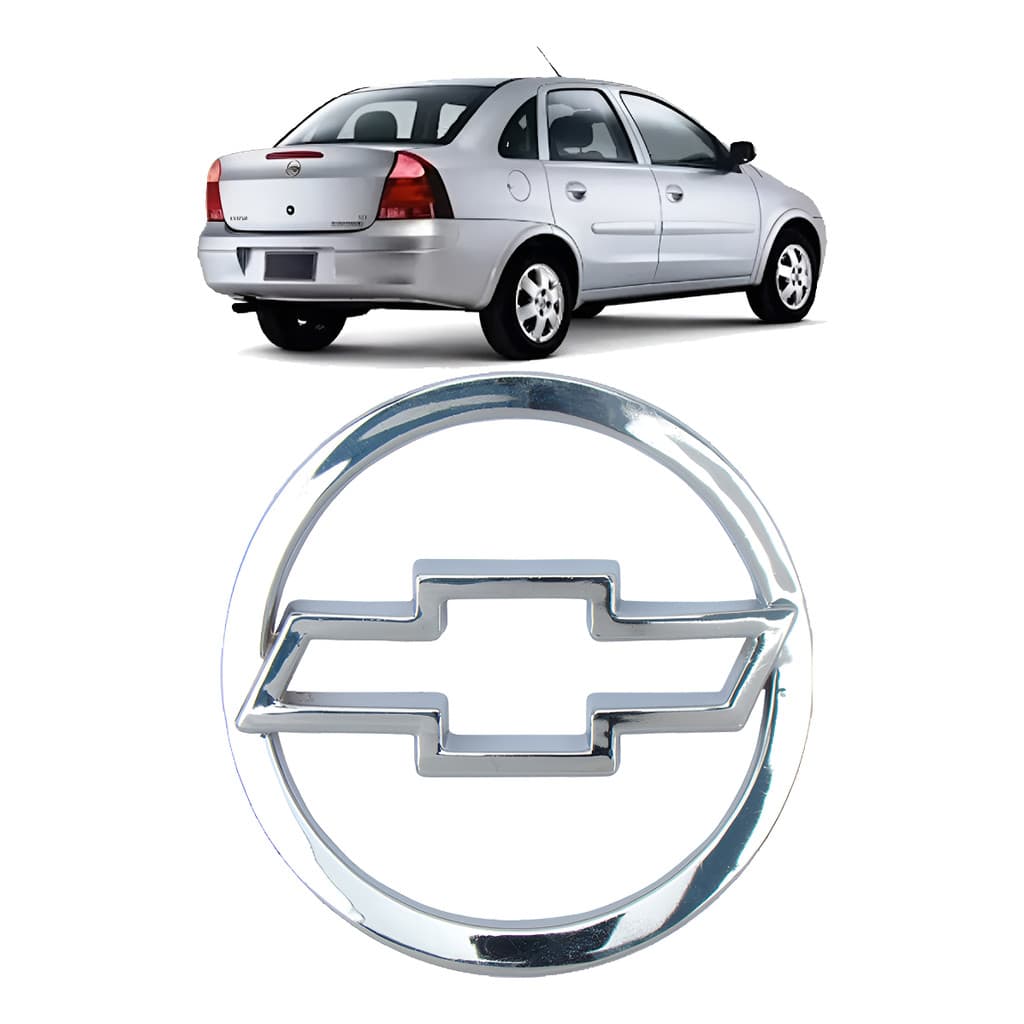 Emblema Gravata Porta Malas Corsa Sedan 2002 A 2015 Cromado