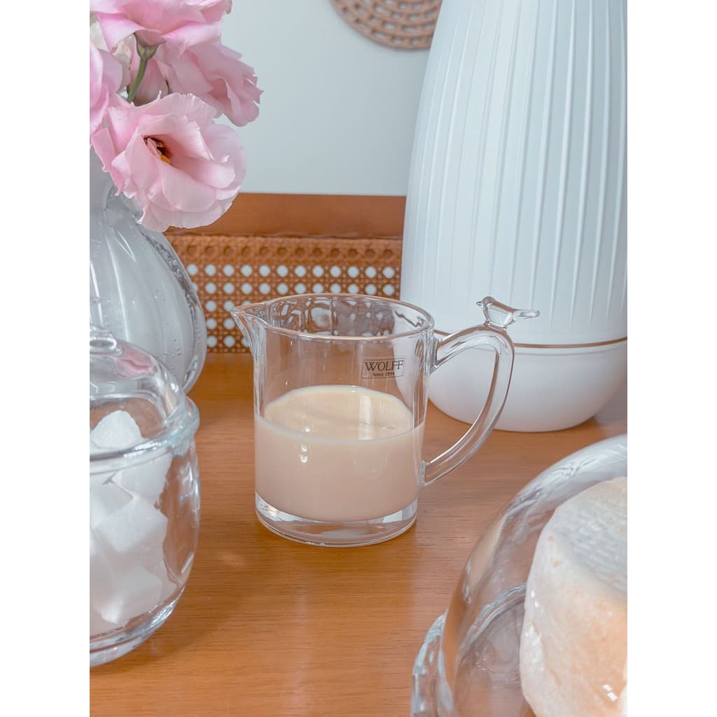 Mini Leiteira Bird Wolff 250 ml | Mini Jarra de Cristal