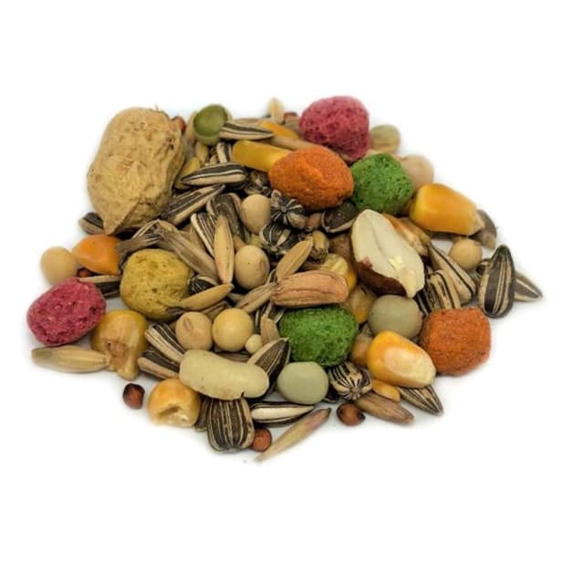 Mistura Sementes para Passaros,Papagaio,Maritaca e Roedores 500gr