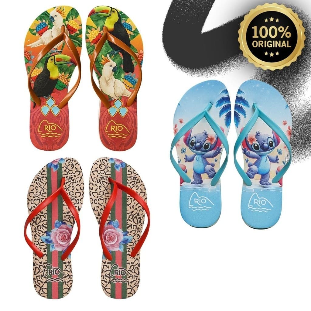 Kit 3 Pares Chinelo Feminino Anatômico e Macio - Conforto Garantido o Dia Todo