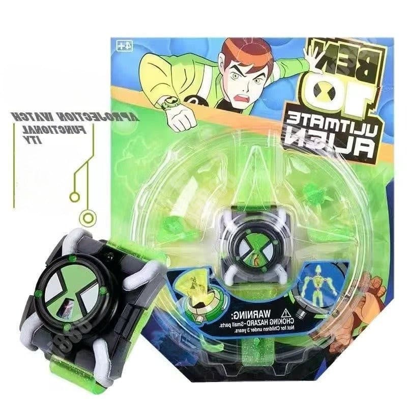 Relógio Ben 10 Ultimate Omnitrix Estilo Projetor Relógio Brinquedo Infantil Presente BEN10 MQR9