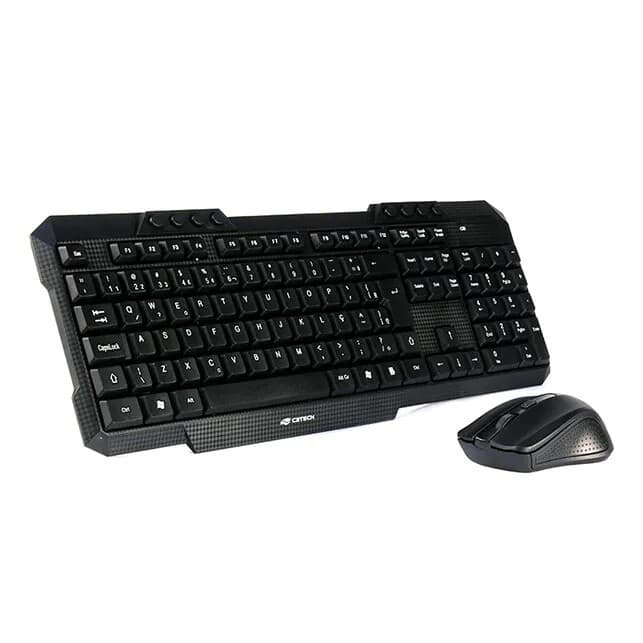 Kit Teclado + Mouse Wireless C3 Tech K-W10Bk