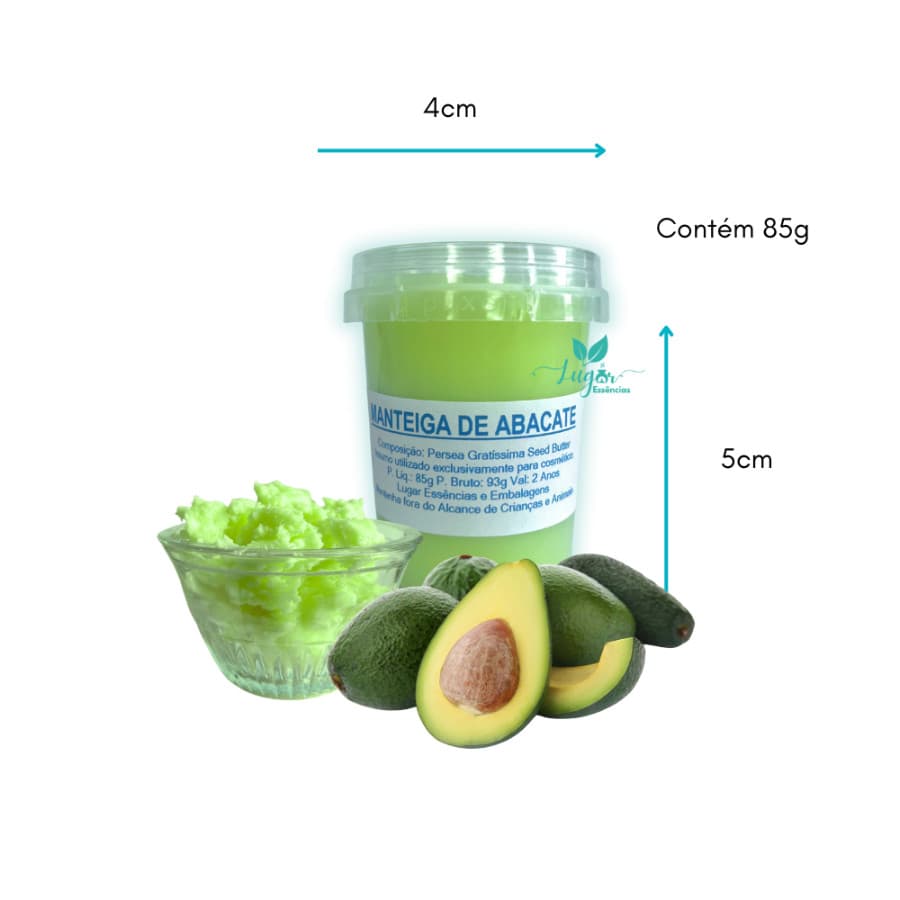 Manteiga de Abacate 85g - Uso Cosmético