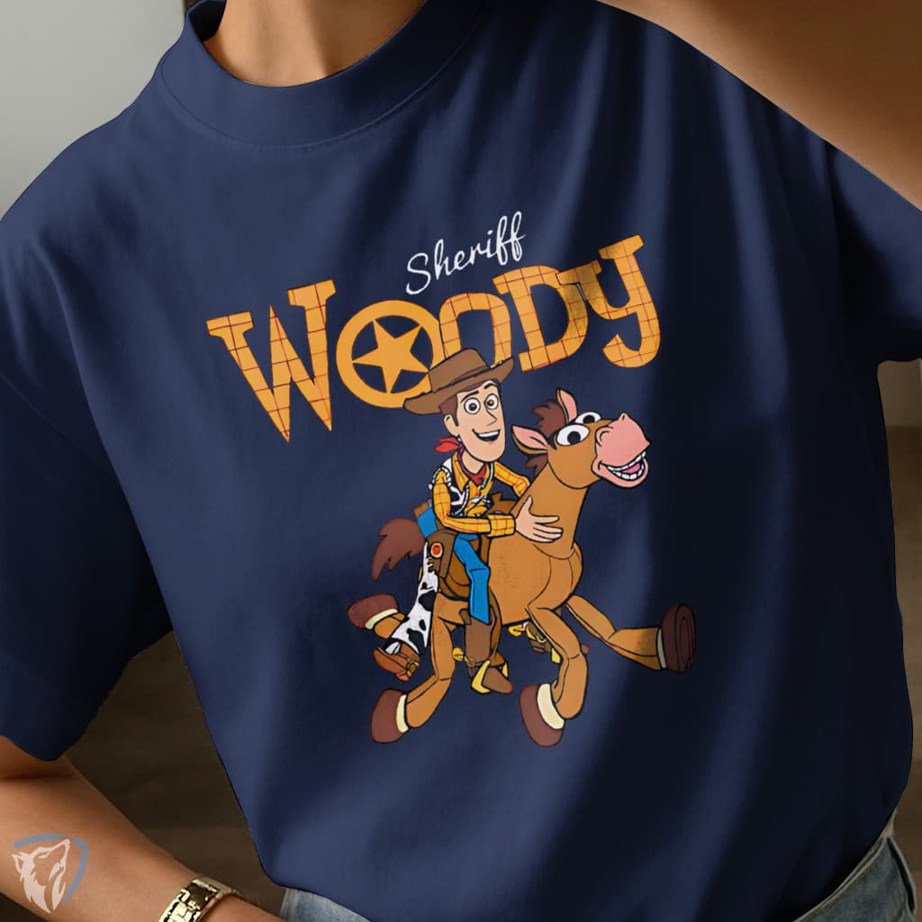 Camiseta Geek Sheriff Woody Toy Story | Estilo Casual e Divertido Premium Camisa