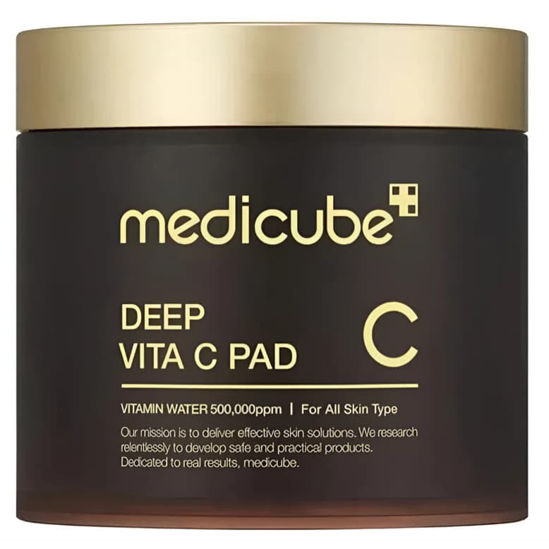 MEDICUBE DEEP VITA C PAD 70 DISCO - CLAREAMENTO PROFISSIONAL Tecnologia coreana com 70% de Vitamina C pura!
