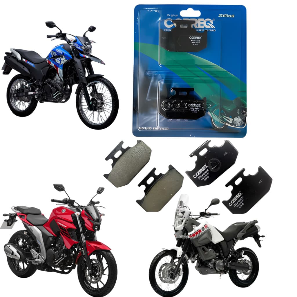 Pastilha Freio Traseira Fazer Lander Tenere 250 2011 ATÉ 2025 ORIGINAL COBREQ