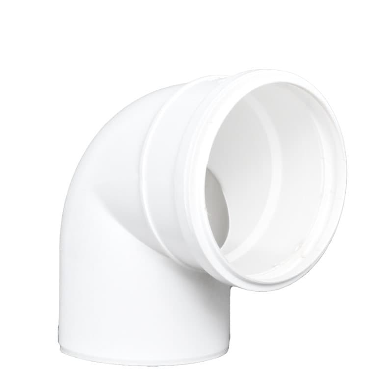 Joelho Esgoto 90° 150mm Multilit Conexão PVC Hidráulica Resistente Instalação Sanitária Branco