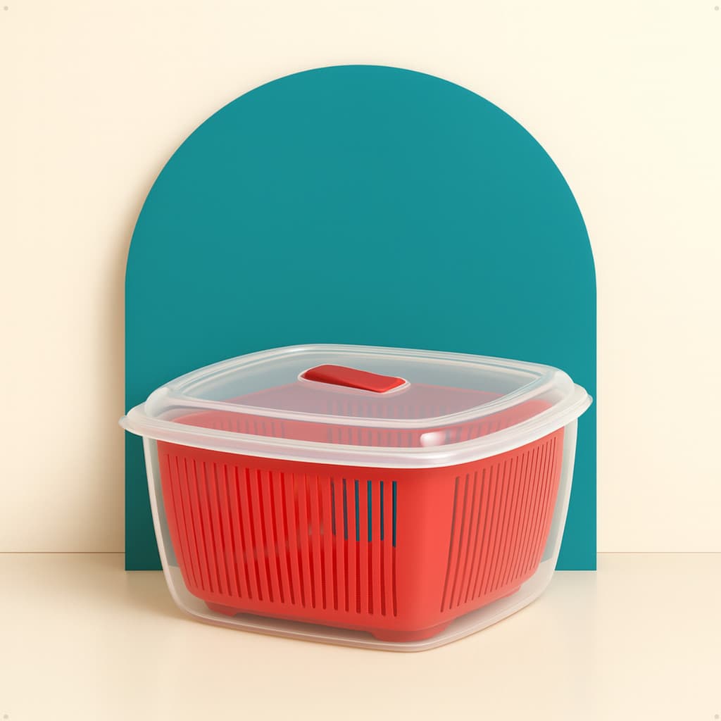 Panela com Cesto Cozimento À Vapor Microondas 3l Cook Freezer