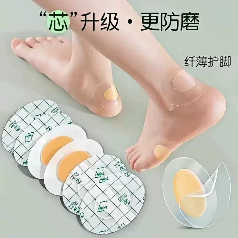 Adesivos de calcanhar alto para pés, adesivos antidesgaste para calcanhar para homens e mulheres, adesivos transparentes