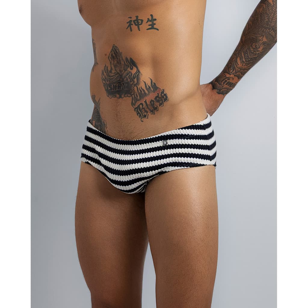 SUNGA MASCULINA CLASSICA DIABOY NATURAL CROCHÊ ORCA
