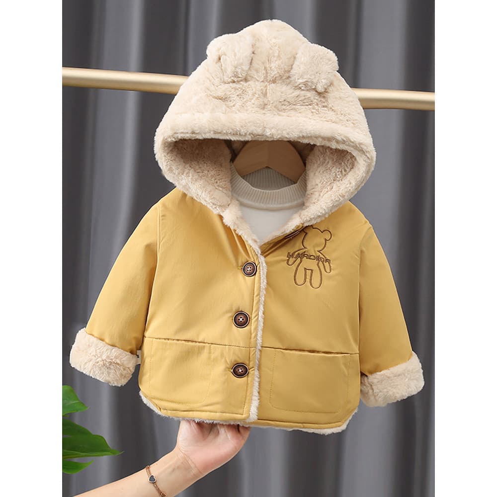Meninos forro de lã jaqueta inverno engrossado crianças topo outono inverno roupas infantis bebê inverno roupas infantis