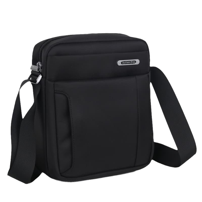 Bolsa mensageiro masculina bolsa de ombro à prova d'água textura Oxford tecido Crossbody bolsa pequena leve Vertical bol