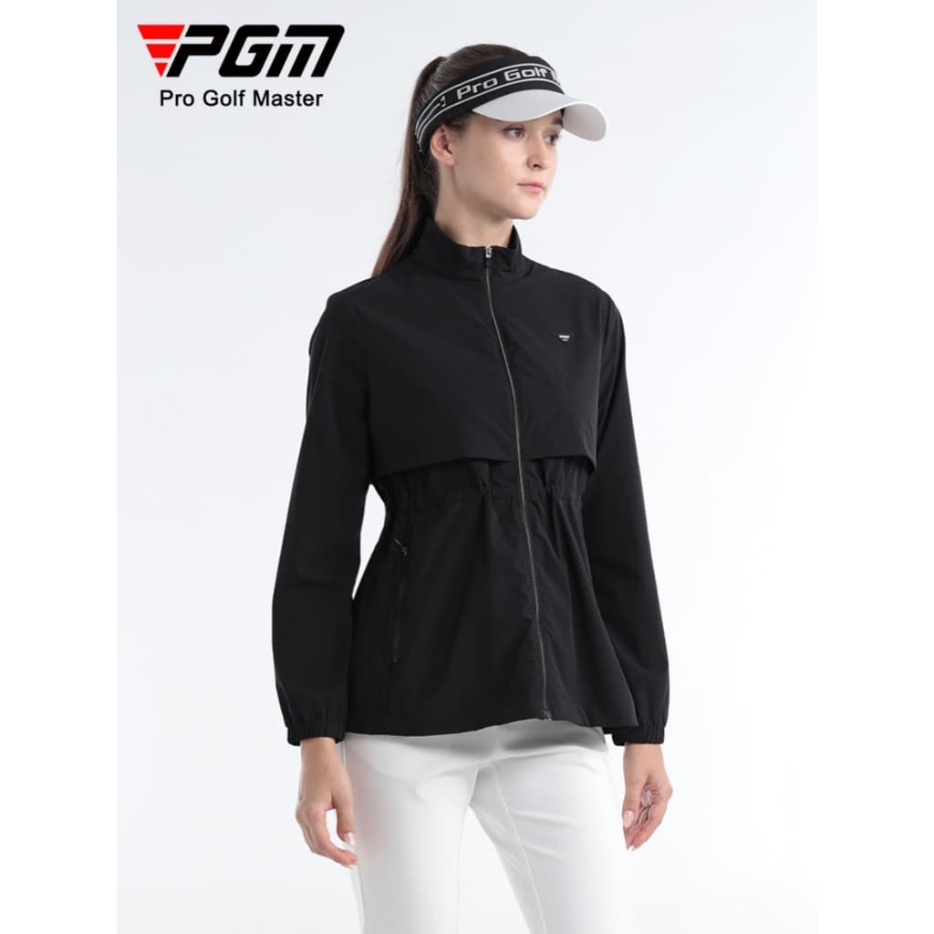Roupas de golfe senhoras jaqueta outono inverno novo estilo blusão quente confortável versão coreana cintura única mais