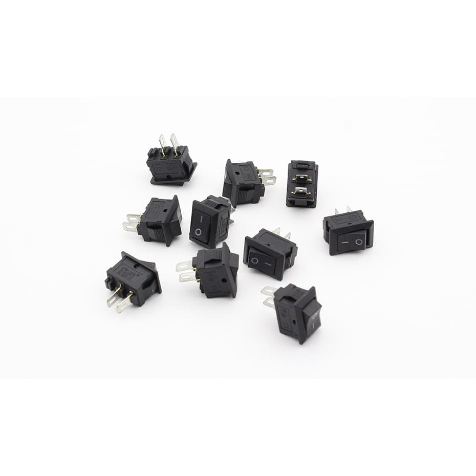 KIT 5X OU 10X Mini Chave Gangorra Liga-desliga G130 - botão on/off g130 interruptor