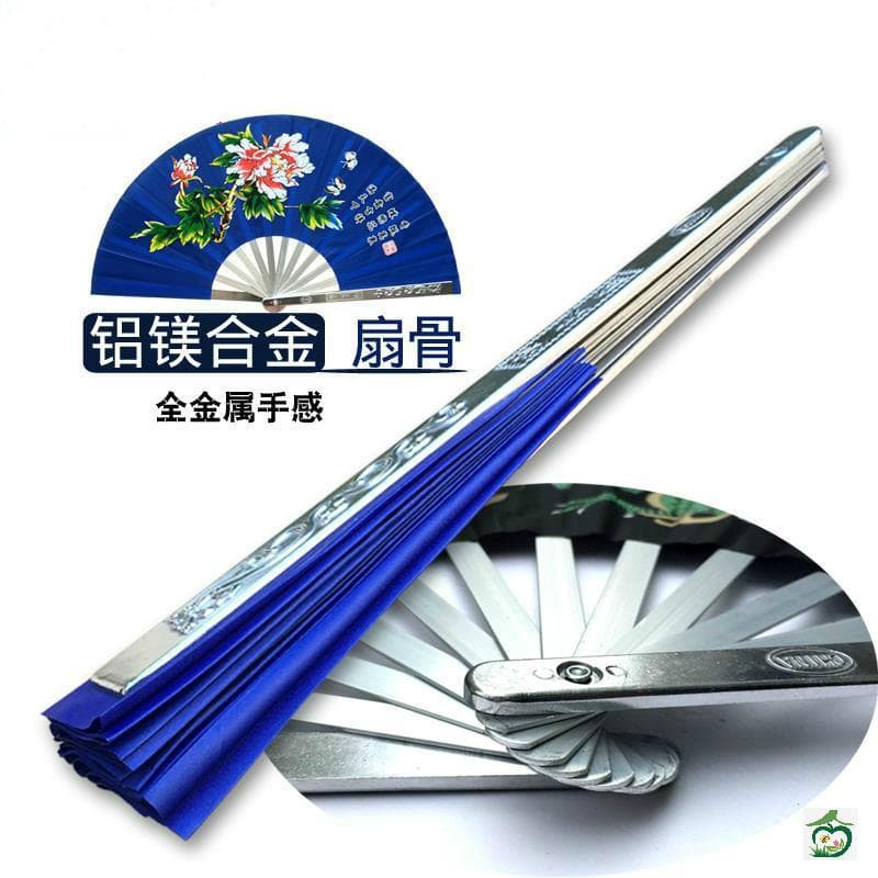 Ventilador de titânio puro dobrável ventilador Tai Chi ventilador Kung Fu High-End estilo antigo estilo chinês liga de a
