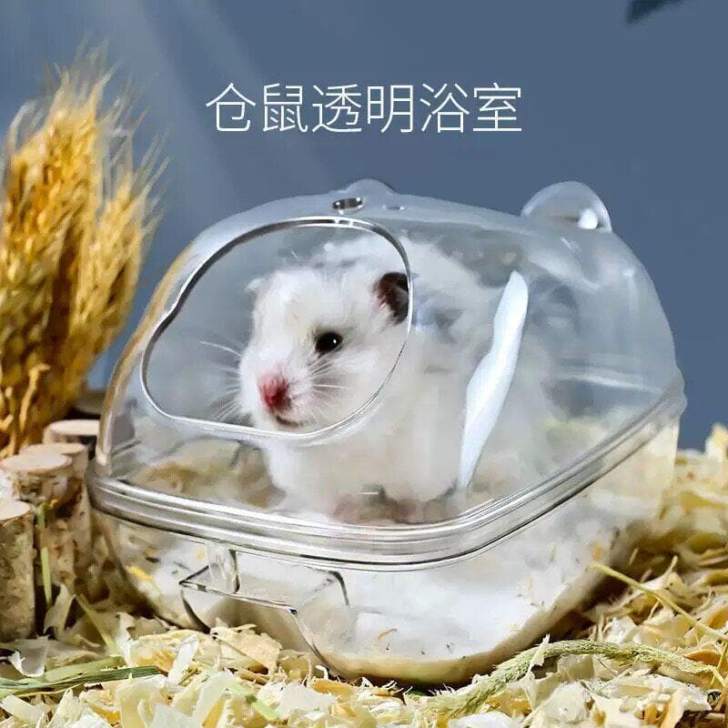 Hamster urso dourado banheiro banheiro dupla utilização ninho limpeza banheira banho areia urina areia Anti-respingo tra