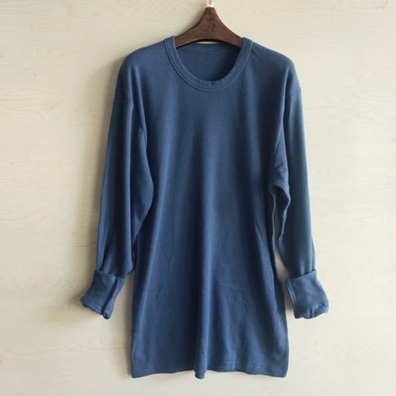 Comércio exterior Original europeu americano cauda bens mais gordura plus Size térmico topo masculino de manga comprida