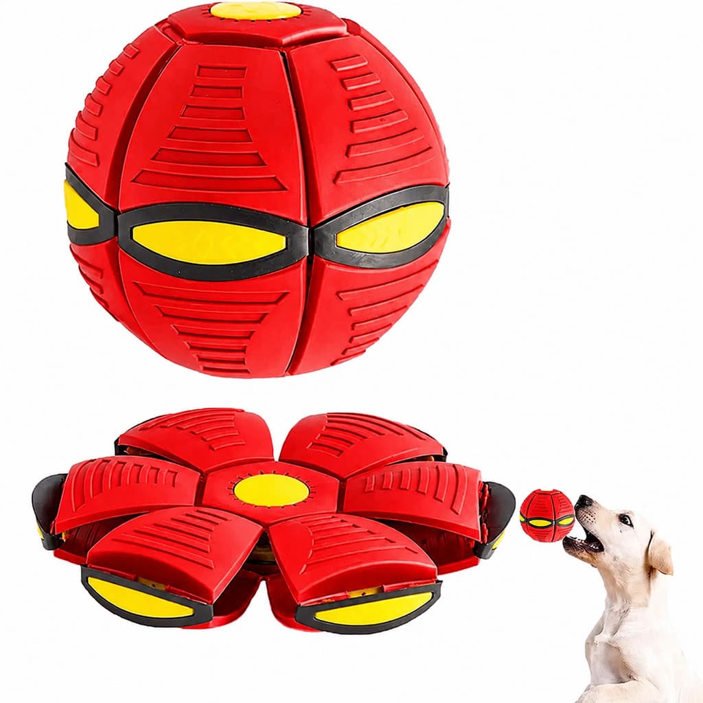 Brinquedo Bola Mágica Frisbee Transforma Disco Voador Luz