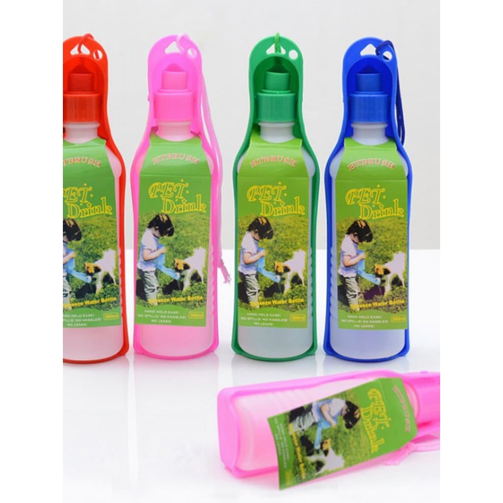 Garrafa de água potável para passeio de cachorro Fonte de água potável portátil 250ml Bebedouro para animais de estimaçã
