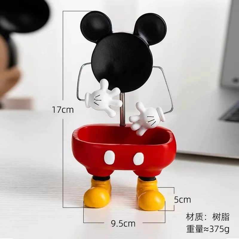 Mickey caixa de armazenamento de controle remoto Desktop entrada armazenamento pequenos artigos diversos arrumado bonito
