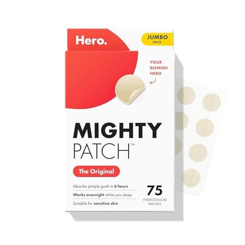 Mighty Patch Original Da Hero Coetics-Adesivo Hidrocolóide Para Espinhas E Manchas , Adesivos De Tratamento Local Rosto