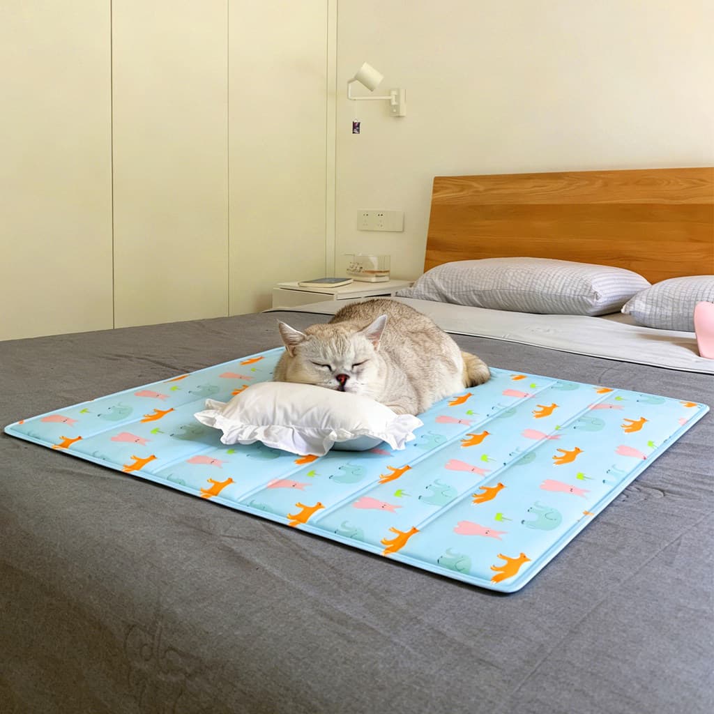 Almofada de gelo para animais de estimação, tapete legal para gatos, verão, ninho fresco, Gel de resfriamento, almofada